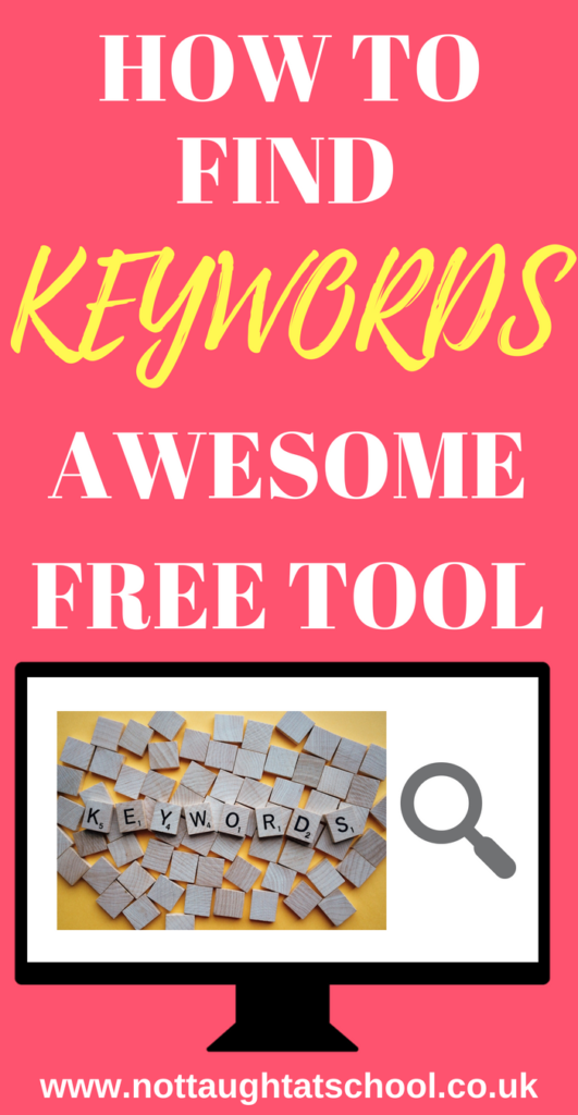 How to find keywords - Research Tool For Blogging & More