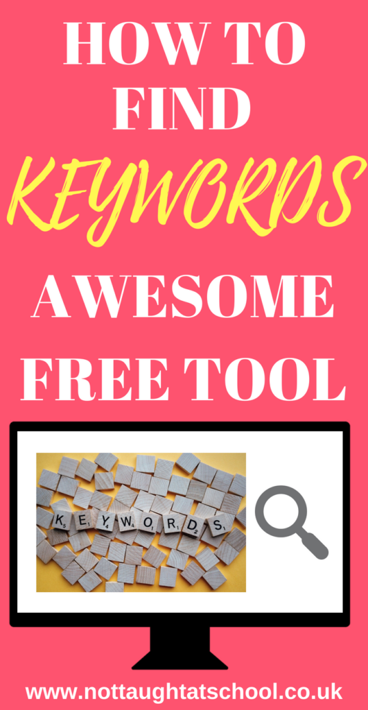 How To Find Keywords Research Tool For Blogging And More Not Taught At School 1721