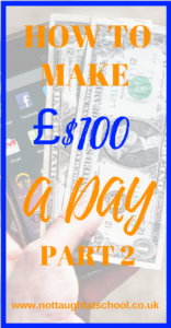 How To Make 100 a day, really simple way to make 100 a day with no outlay and no skills or website needed.