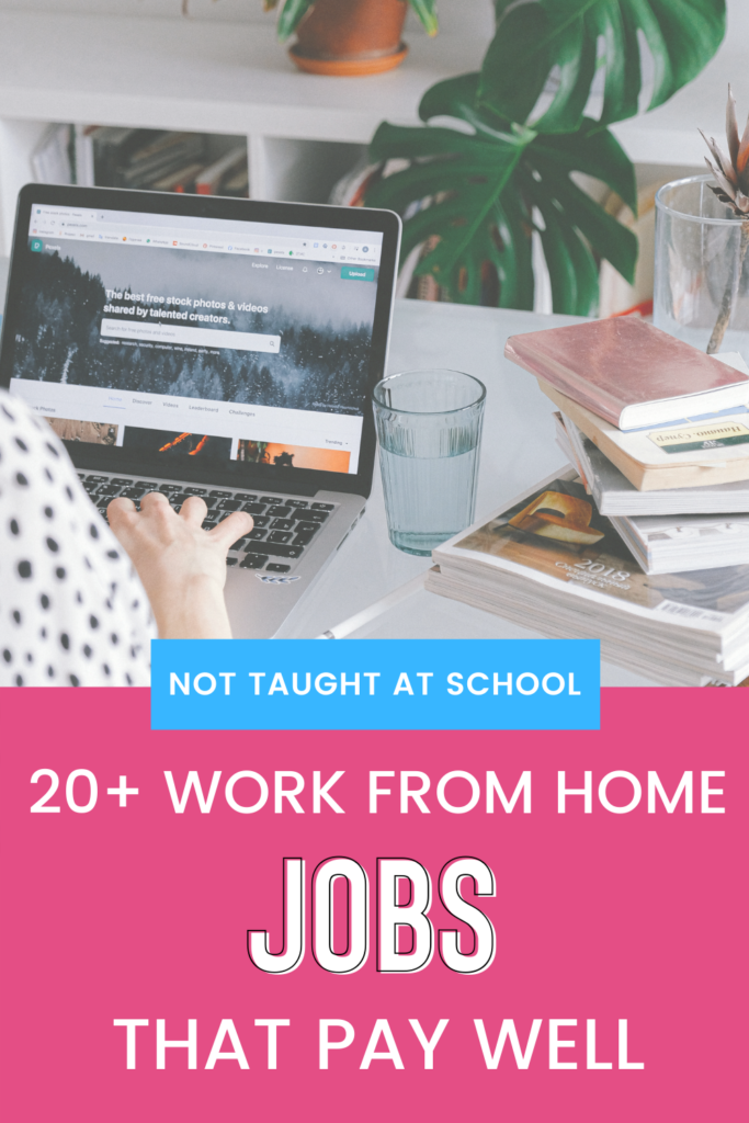 Make money from home part time with these 20+ jobs.