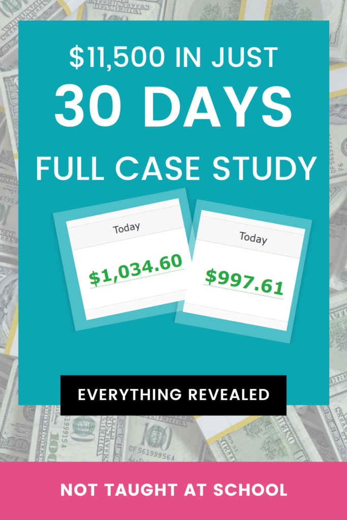 Affiliate Marketing Case Study [$11,500 In 30 Days]