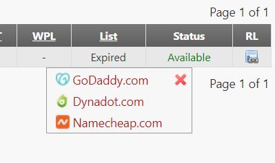 Buying an expired domain name