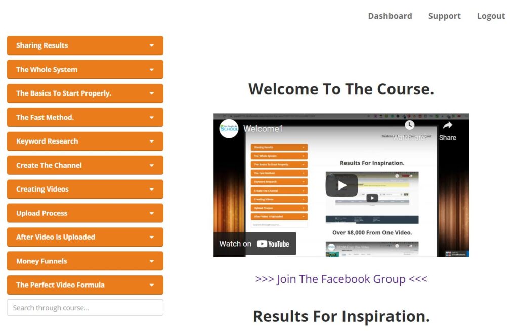 Make Money On YouTube Inside My Course