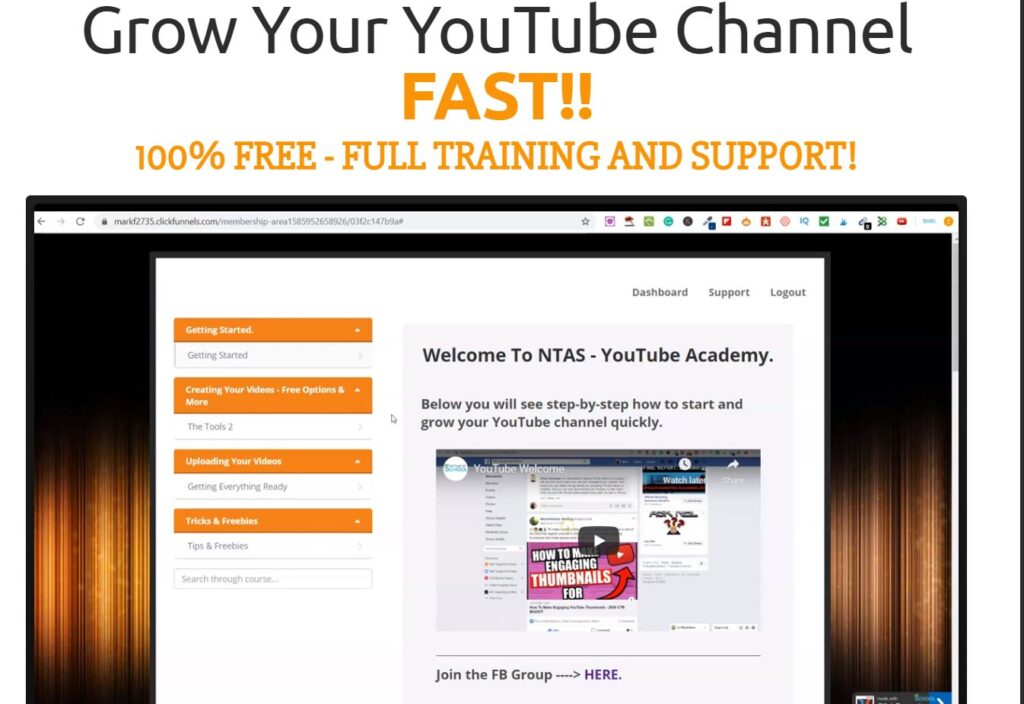 YouTube Free Course - NTAS YouTube Academy