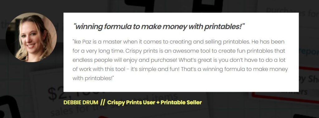 Crispy Prints Testimonials 1