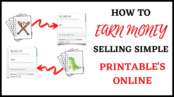 How To Sell Printables Online And Make a FULL TIME Income [Passively.]