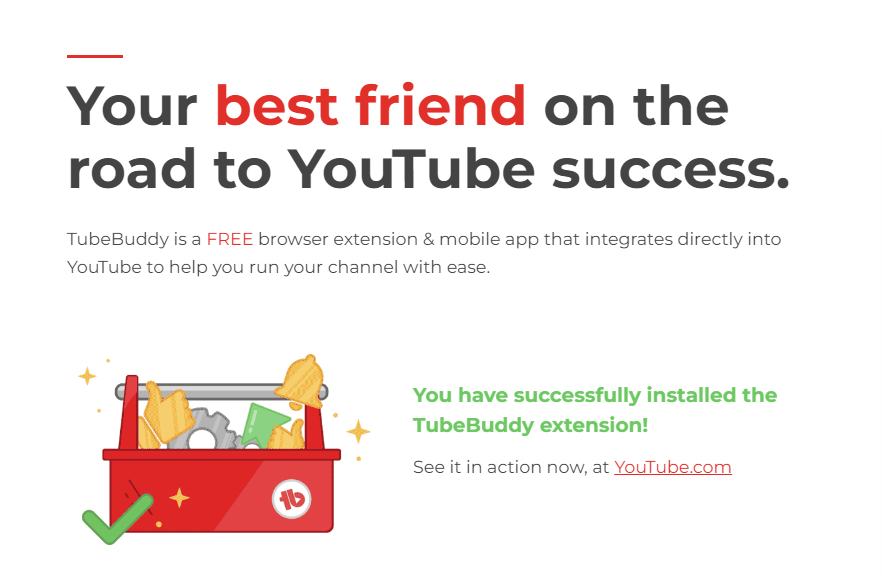 Tubebuddy - Best YouTube Tools To Grow Your Channel.
