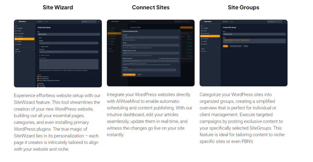 AIWiseMind Features