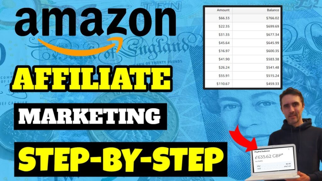 Amazon Affiliate Marketing UK, Step By Step Tutorial For Beginners